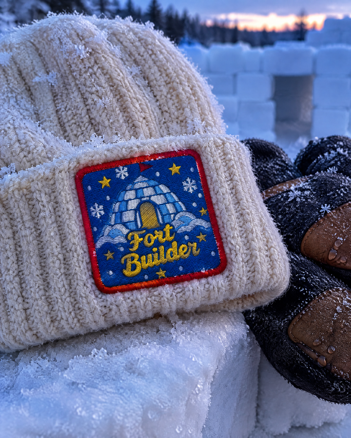 Fort Builder badge (Snow)