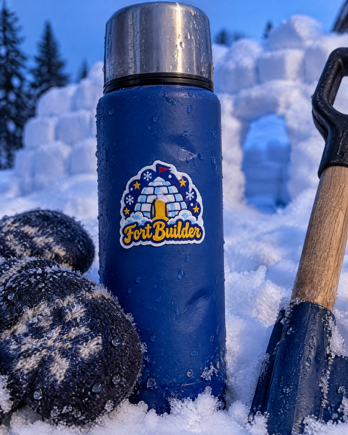 Fort Builder sticker (Snow)