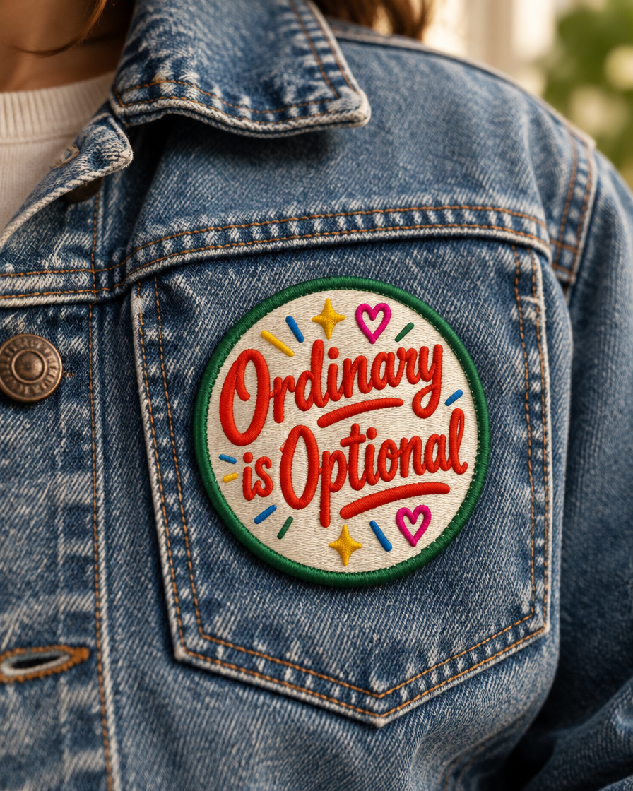 Ordinary is Optional badge