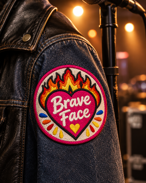 Brave Face badge